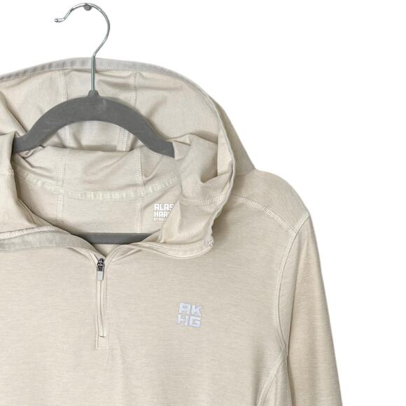 Duluth Trading Alaskan Hardgear Meltwater Pullover Hoodie Layer Neutral Large - Picture 2 of 12